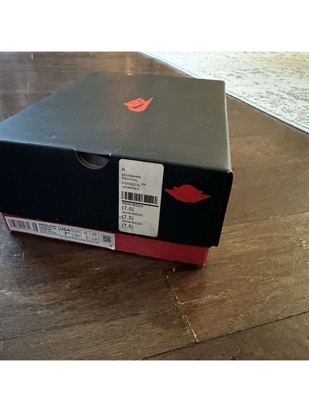 Nike Air Jordan 1 Elevate Low W7.5 Red Gray LN - Picture 12 of 13